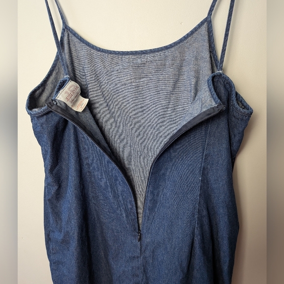 Y2K 2000 Vintage Jesse Ryan Denim Mini Dress Size Large Made In Canada - Picture 6 of 11